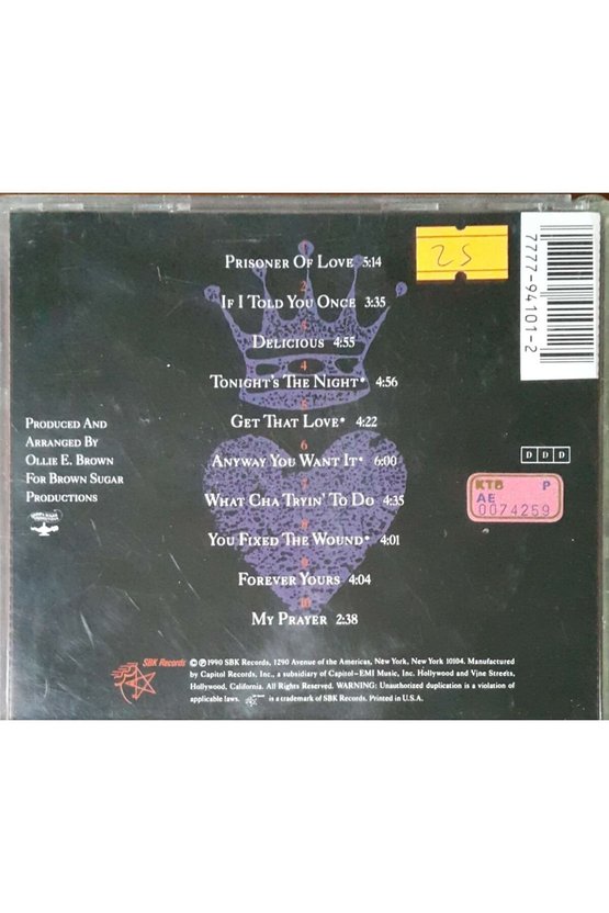 (PLAK DEĞİLDİR CD DİR) Cd Terry Steele King Of Hearts Cd