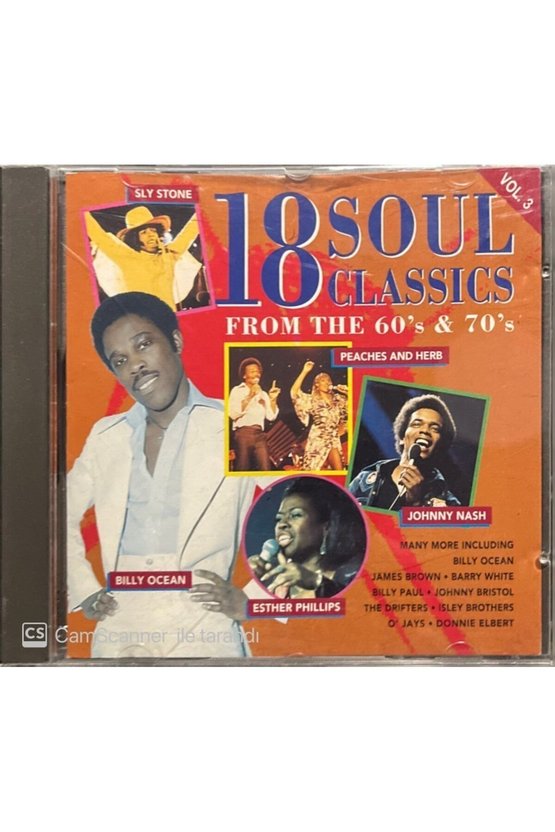 (PLAK DEĞİLDİR CD DİR) Cd 18 Soul Classics From The 60s & 70s Vol.3 Cd