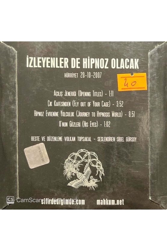 (PLAK DEĞİLDİR CD DİR) Cd Sıfır Dediğimde Sakinleş Sadece Sesime Kulak Ver Cd