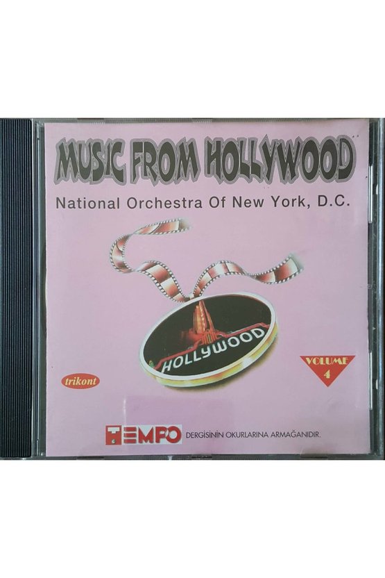 (PLAK DEĞİLDİR CD DİR) Cd Music From Hollywood Volume 4 Cd