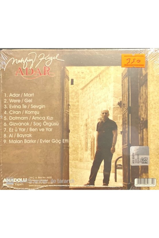 (PLAK DEĞİLDİR CD DİR) Cd Adar Mahfus Kızıl Açılmamış Jelatininde Cd