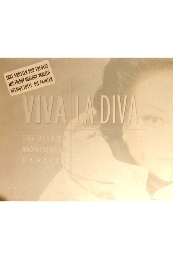 (PLAK DEĞİLDİR CD DİR) Cd Viva La Divathe Best Of Montserrat Caballe Cd