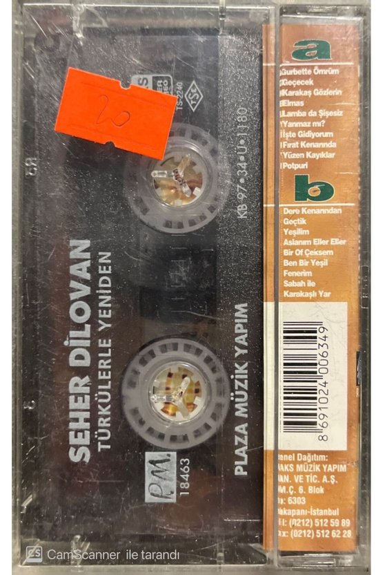 Seher Dilovan Türkülerle Yeniden Kaset