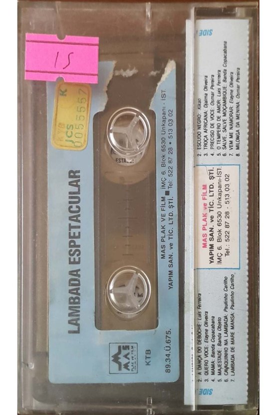 Lambada Espetacular Kaset