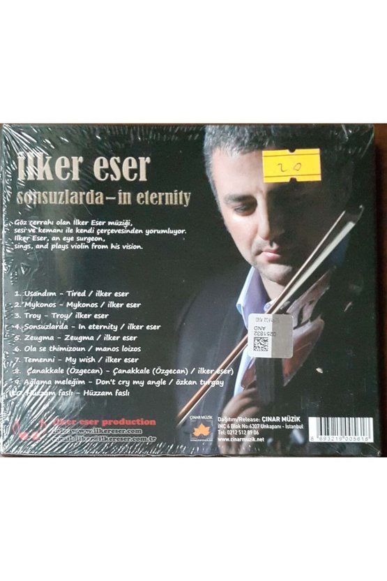 (PLAK DEĞİLDİR CD DİR) Cd Ilker Eser Sonsuzlarda-in Eternity Cd