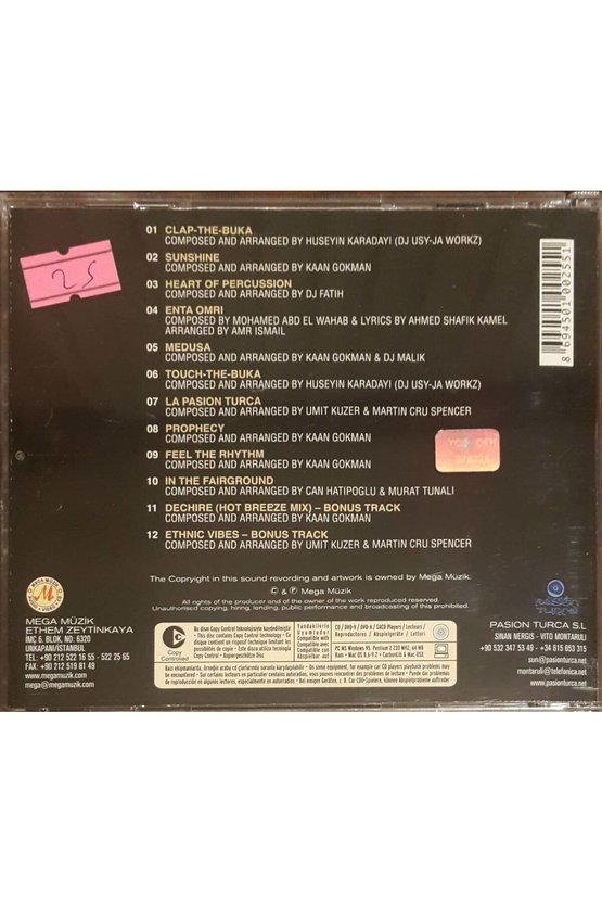 (PLAK DEĞİLDİR CD DİR) Cd Harem Tv Rhythm Forever Cd