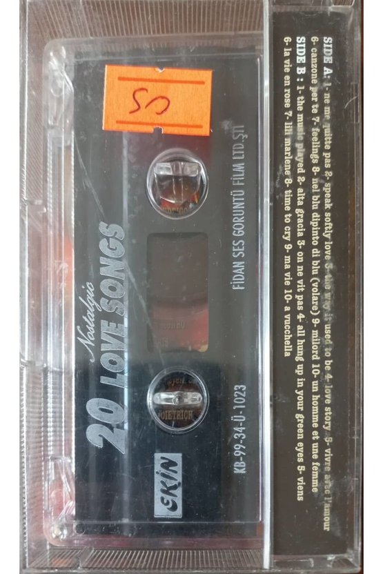 Nostalgic 20 love Songs Kaset
