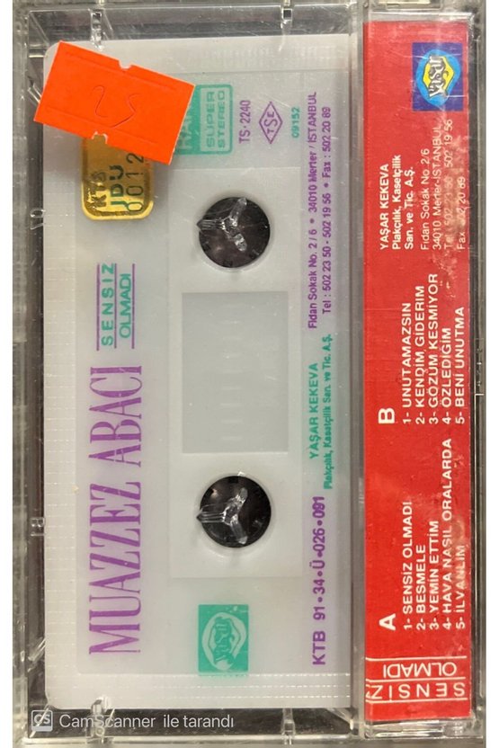 Muazzez Abacı Sensiz Olmadı Kaset