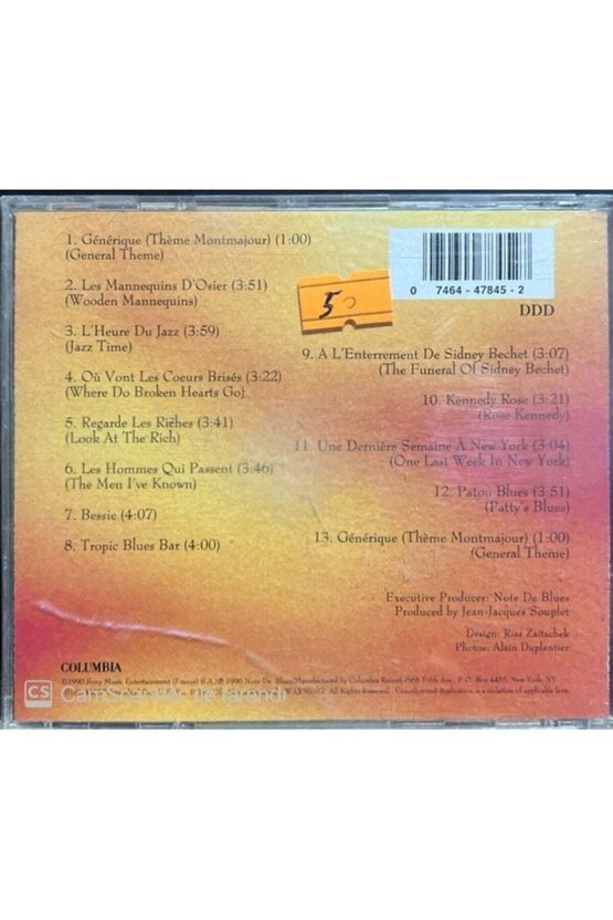 (PLAK DEĞİLDİR CD DİR) Cd Patricia Kaas Scene De Vie Cd