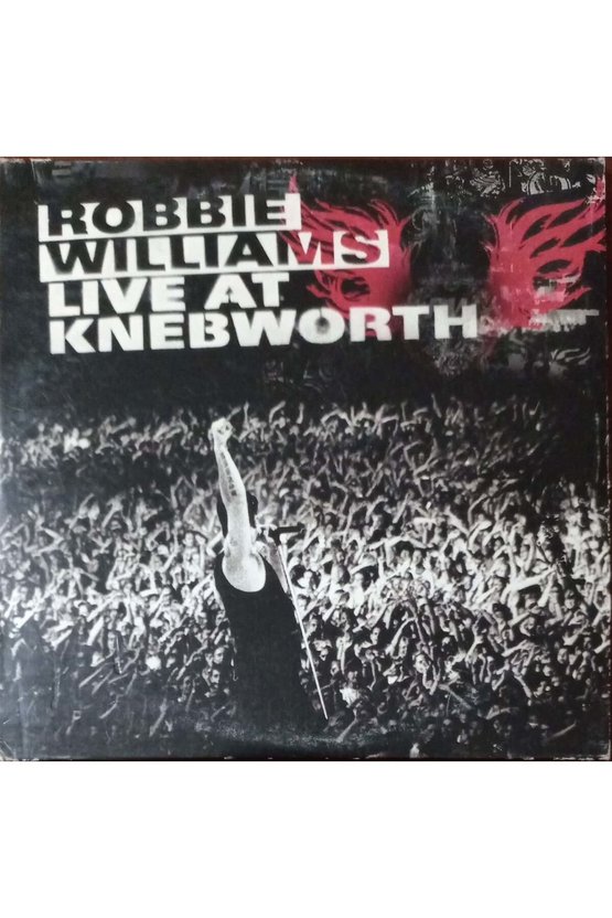 (PLAK DEĞİLDİR CD DİR) Cd Robbie Willams Live At Knebworth Cd