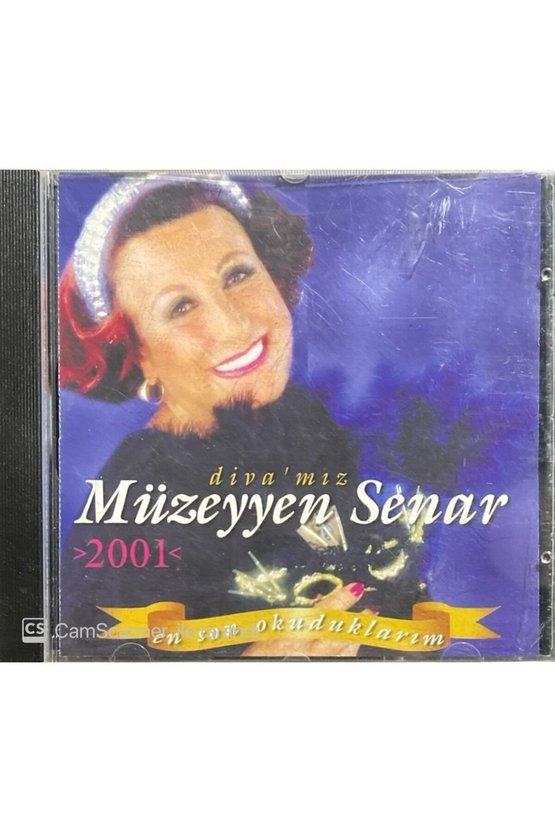 (PLAK DEĞİLDİR CD DİR) Cd Diva Mız Müzeyyen Senar En Son Okuduklarım Sarı Bandrollü Cd
