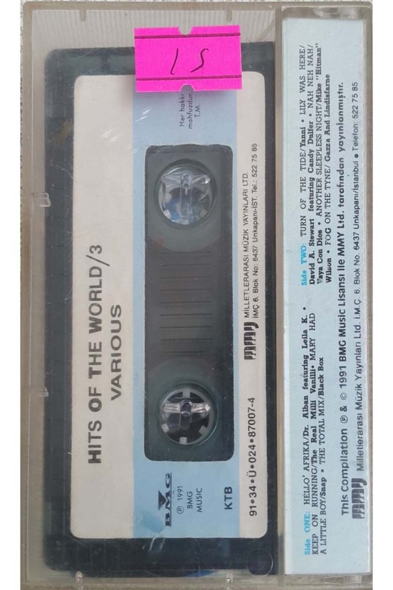 Hşts Of the World 3 Various Kaset
