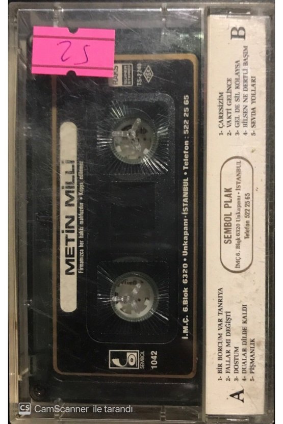 Metin Milli Şelale Kaset