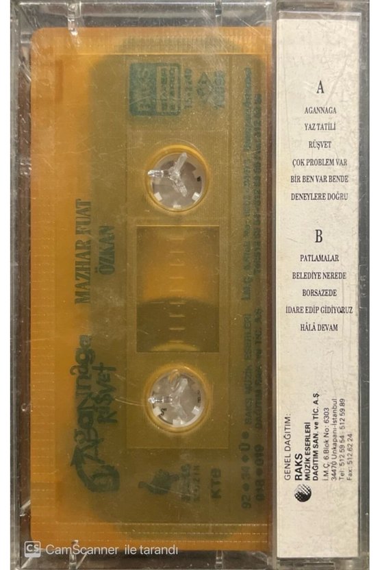 Mazhar Fuat Özkan Agannaga Rüşvet Kaset