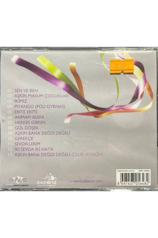 (PLAK DEĞİLDİR CD DİR) Cd Funda Arar Aşkın Masum Çocukları Cd