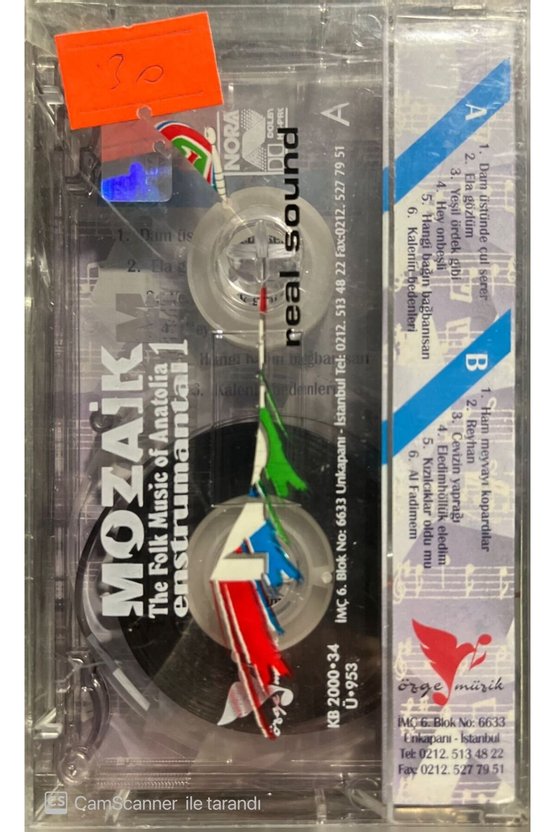 Mozaik Jelatininde Kaset