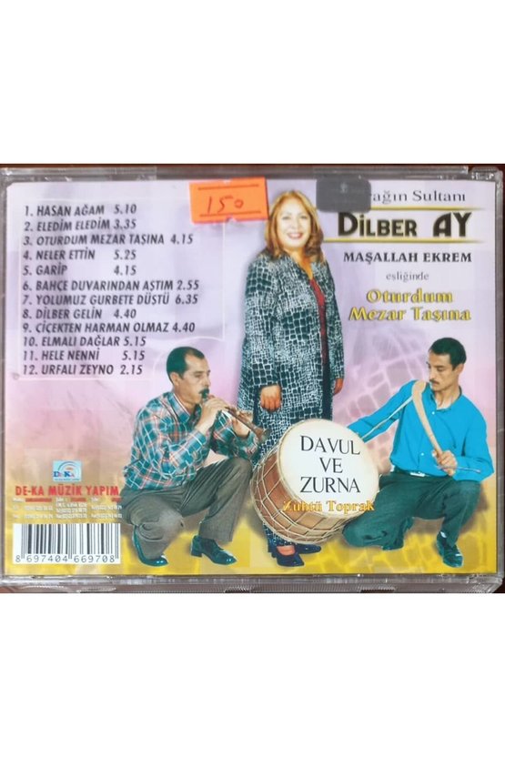 (PLAK DEĞİLDİR CD DİR) Cd Barağın Sultanı Dilber Ay Oturdum Mezar Taşına Cd