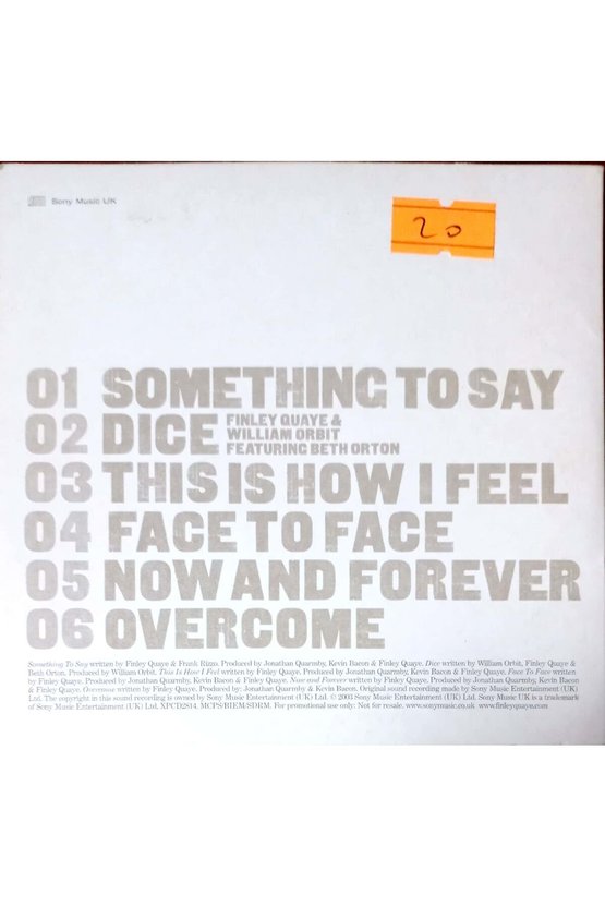 (PLAK DEĞİLDİR CD DİR) Cd Finley Quaye- Much More Than Muchlove Cd