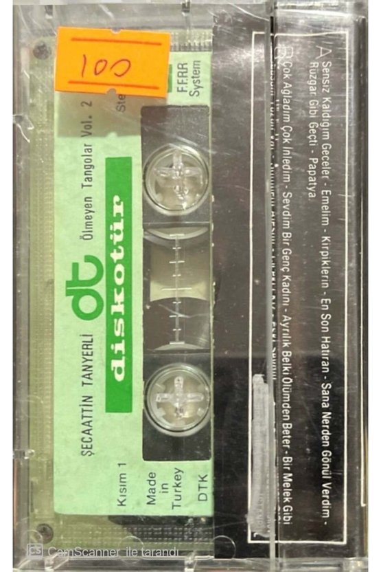 Şecaattin Tanyerli Ölmeyen Tangolar 1 Kaset