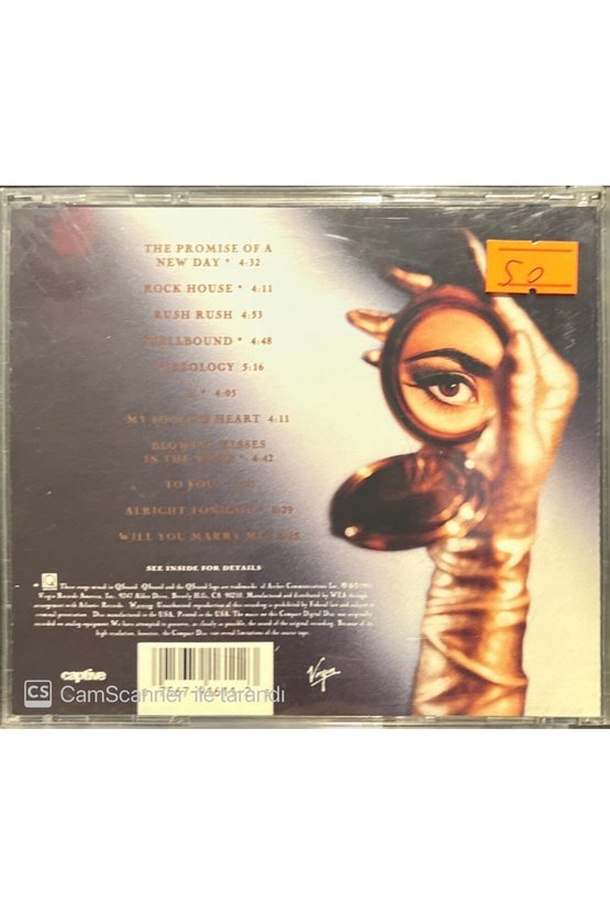 (PLAK DEĞİLDİR CD DİR) Cd Paula Abdul Speelbound Cd