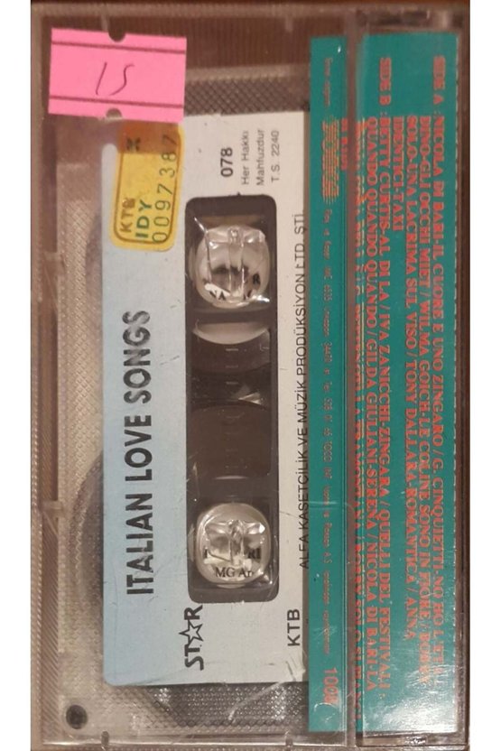 İtalian Love Songs Kaset