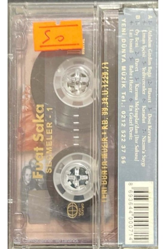 Fuat Saka Seçmeler 1 Kaset