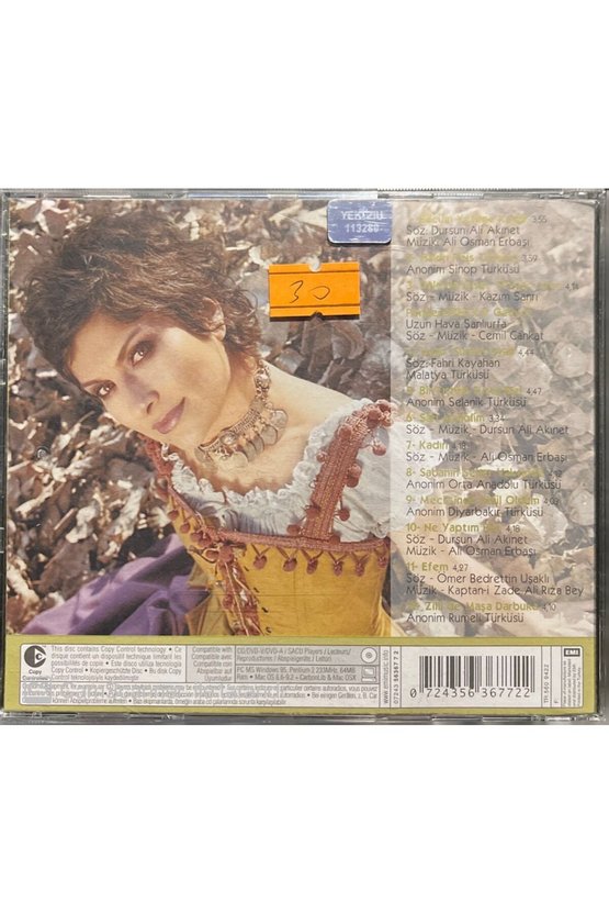 (PLAK DEĞİLDİR CD DİR) Cd Şükriye Tutkun Gücüm Yetene Kadar Cd