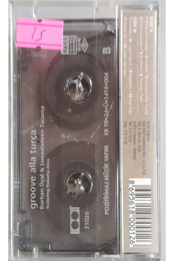 Burhan Öçal & Jamaaladeen Tacuma Groove Alla Turca Kaset