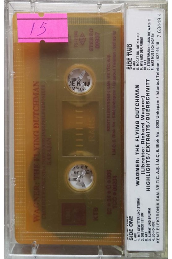 Wanger The Flying Dutchman Kaset