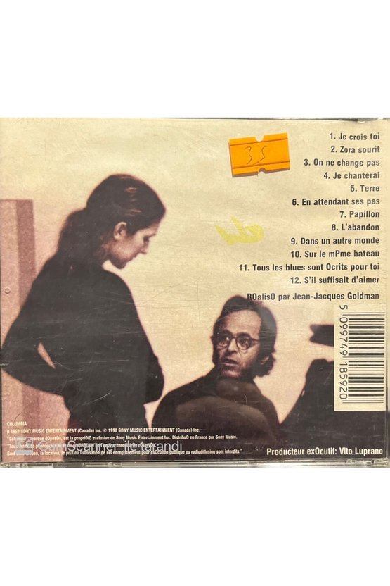 (PLAK DEĞİLDİR CD DİR) Cd Celine Dion Sil Suffisait Daimer Cd