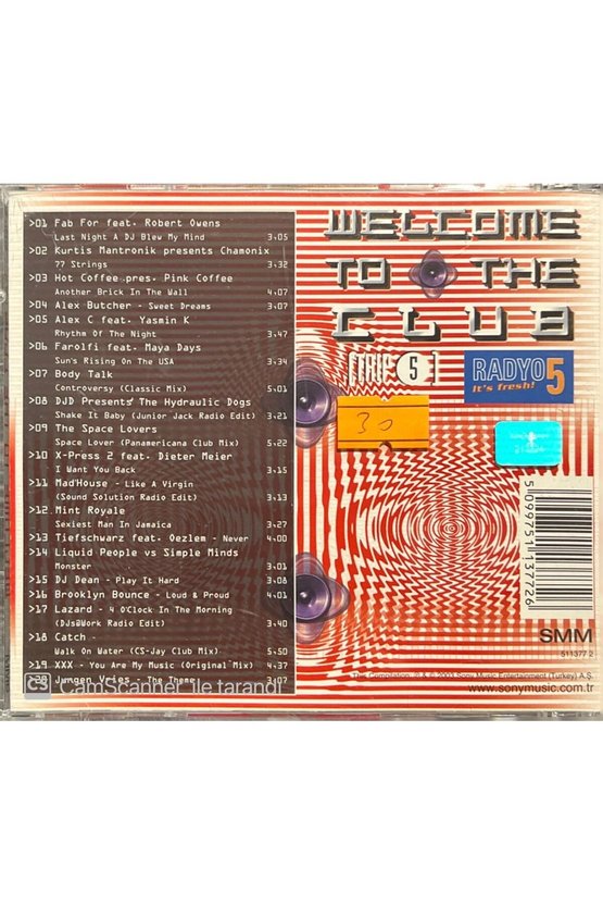 (PLAK DEĞİLDİR CD DİR) Cd Welcome To The Club Cd
