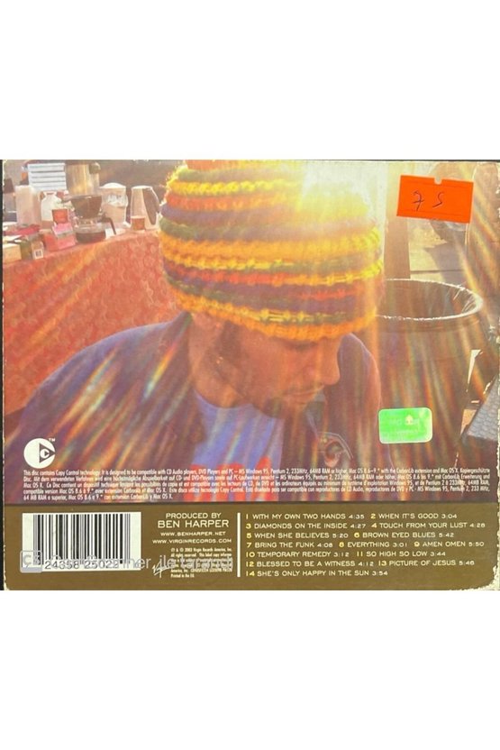 (PLAK DEĞİLDİR CD DİR) Cd Ben Harper Diamonds On The Inside Cd