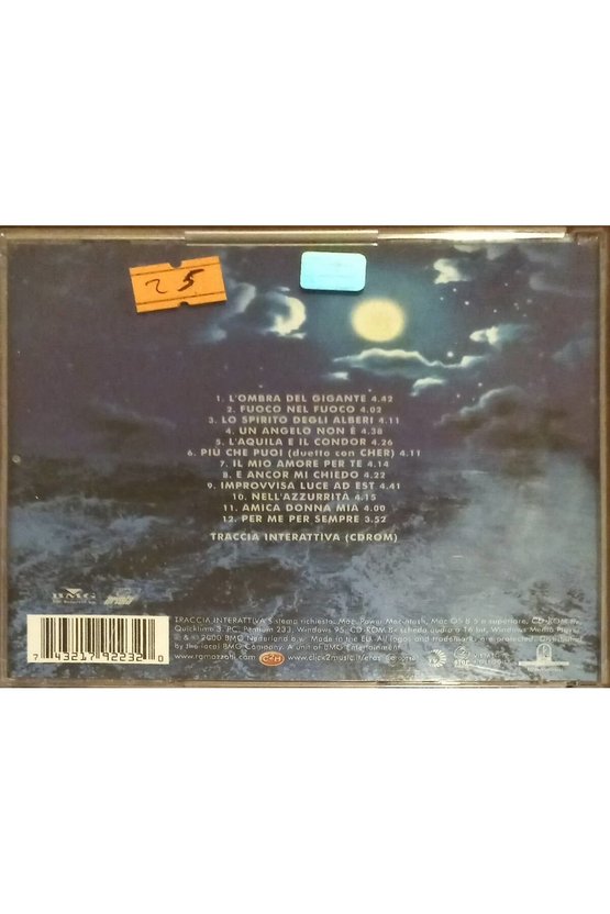 (PLAK DEĞİLDİR CD DİR) Cd Eros Ramazzotti Cd