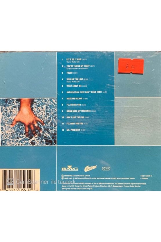 (Plak Değildir CD dir) CD Haddaway Lets Do It Now CD
