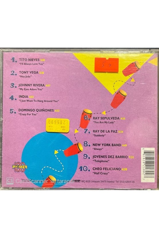 (PLAK DEĞİLDİR CD DİR) Cd Power Ritmo Latino Vol. 1 Cd