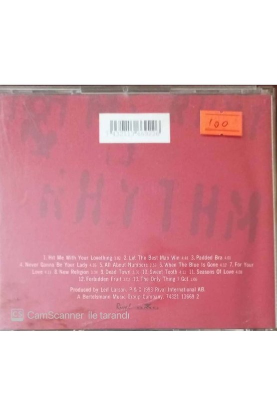 (PLAK DEĞİLDİR CD DİR) Cd Louise Hoffsten Rhythm & Blonde Cd