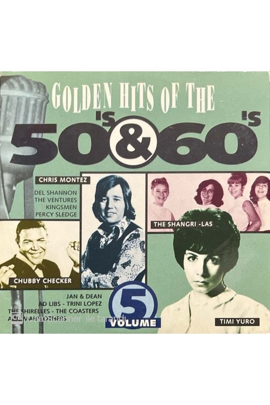 (PLAK DEĞİLDİR CD DİR) Cd Golden Hits Of The 50s & 60s Volume 5 Cd