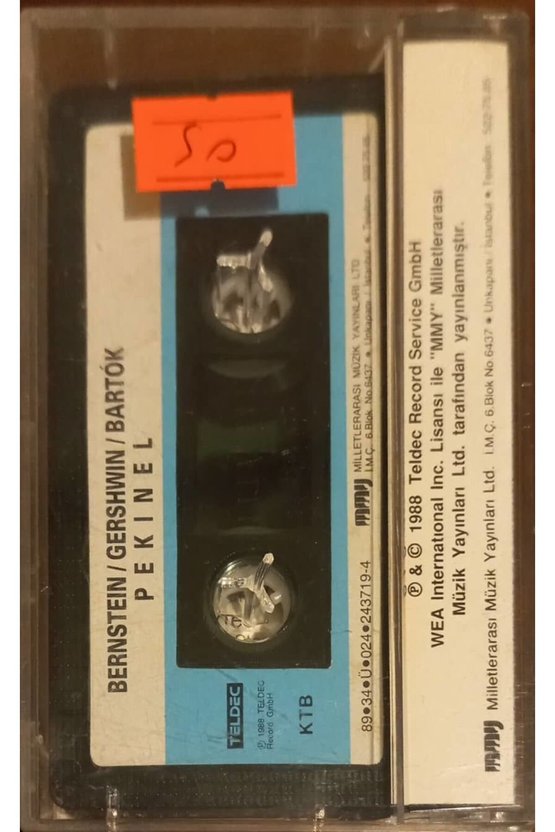 Bernstein Gershwin Bartok Pekinel Kaset