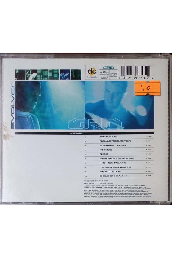 (PLAK DEĞİLDİR CD DİR) Cd Grid Evolver Cd