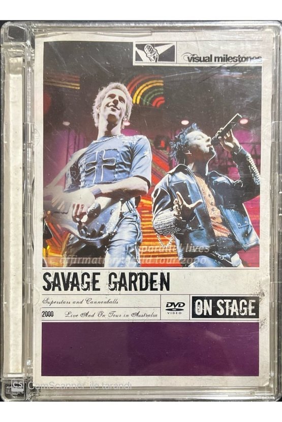 (PLAK DEĞİLDİR CD DİR) Cd Savage Garden 2000 Live And On Tour Australia Dvd