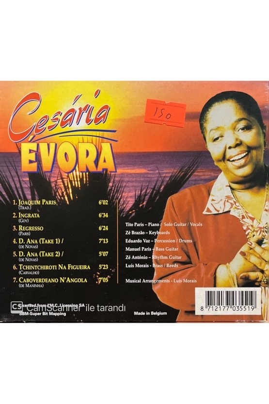 (PLAK DEĞİLDİR CD DİR) Cd Ceasari Evora Cesari (GOLD DİSC) Cd