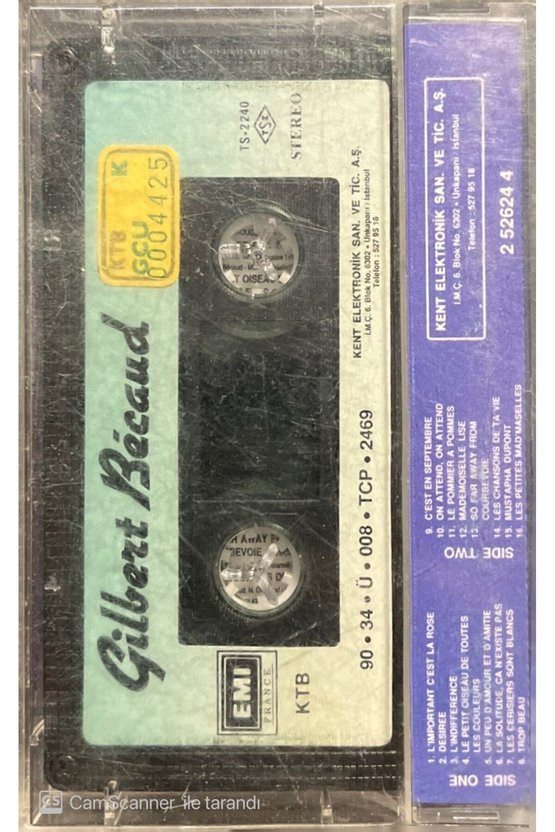 Gilbert Becaud Preferences Kaset