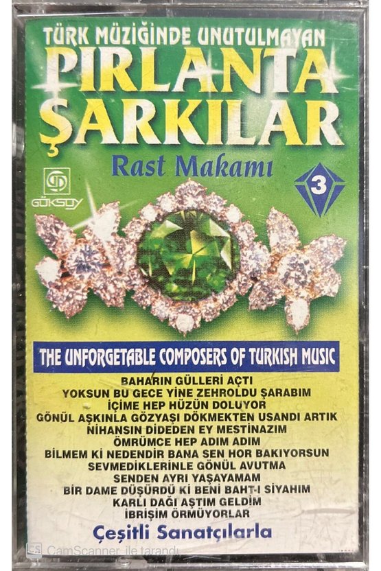 Pırlanta Şarkılar Rast Makamı Kaset