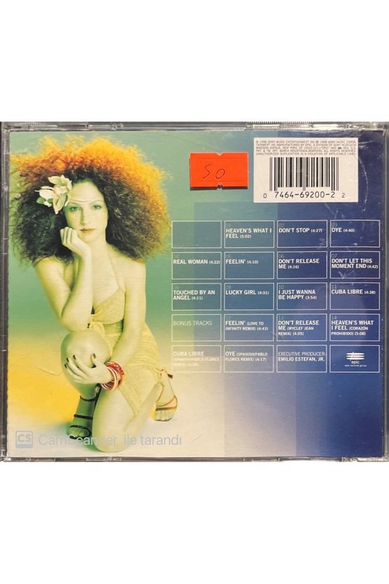 (PLAK DEĞİLDİR CD DİR) Cd Gloria Etefan Gloria Cd