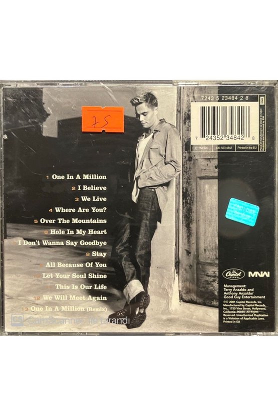 (PLAK DEĞİLDİR CD DİR) Cd Bosson One A Million Cd