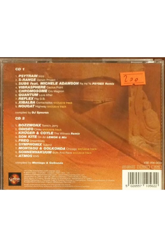 (PLAK DEĞİLDİR CD DİR) Cd Goa Nation Volume 2 Cd