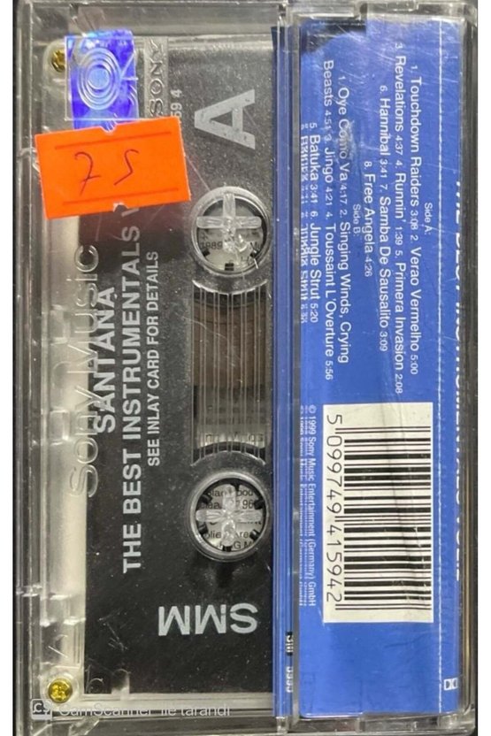 Santana The Best Instrumentals Vol. 2 Kaset