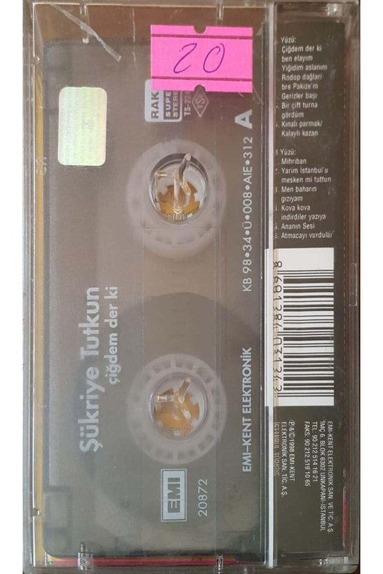 Şükriye Tutkun Çiğdem Derki Kaset