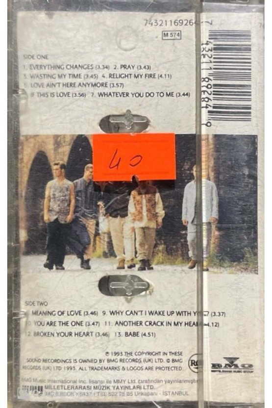 Take That Everything Changes Kaset