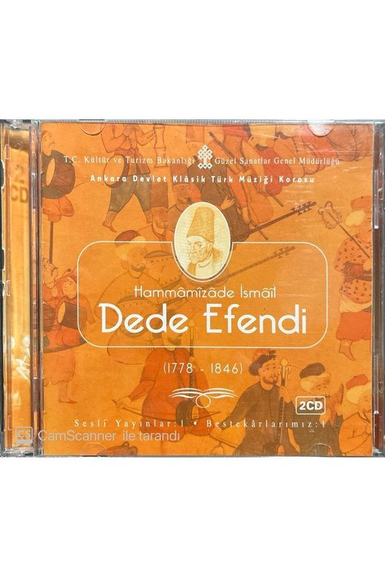 (PLAK DEĞİLDİR CD DİR) Cd Hammamizade Ismail Dede Efendi 1778-1846 Cd